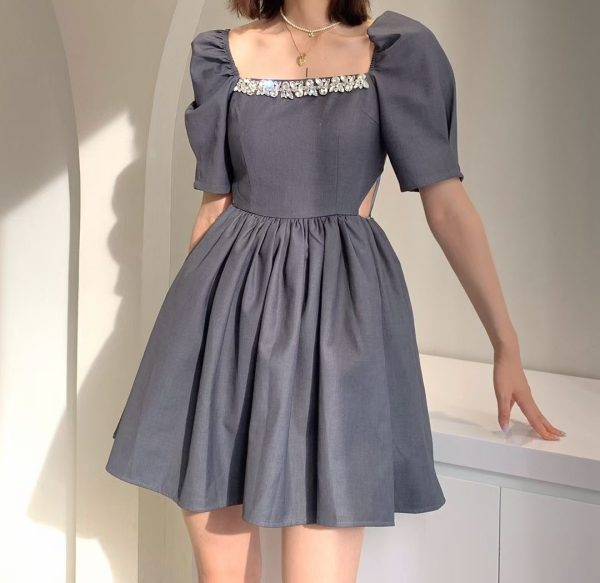 Eterna long dress black